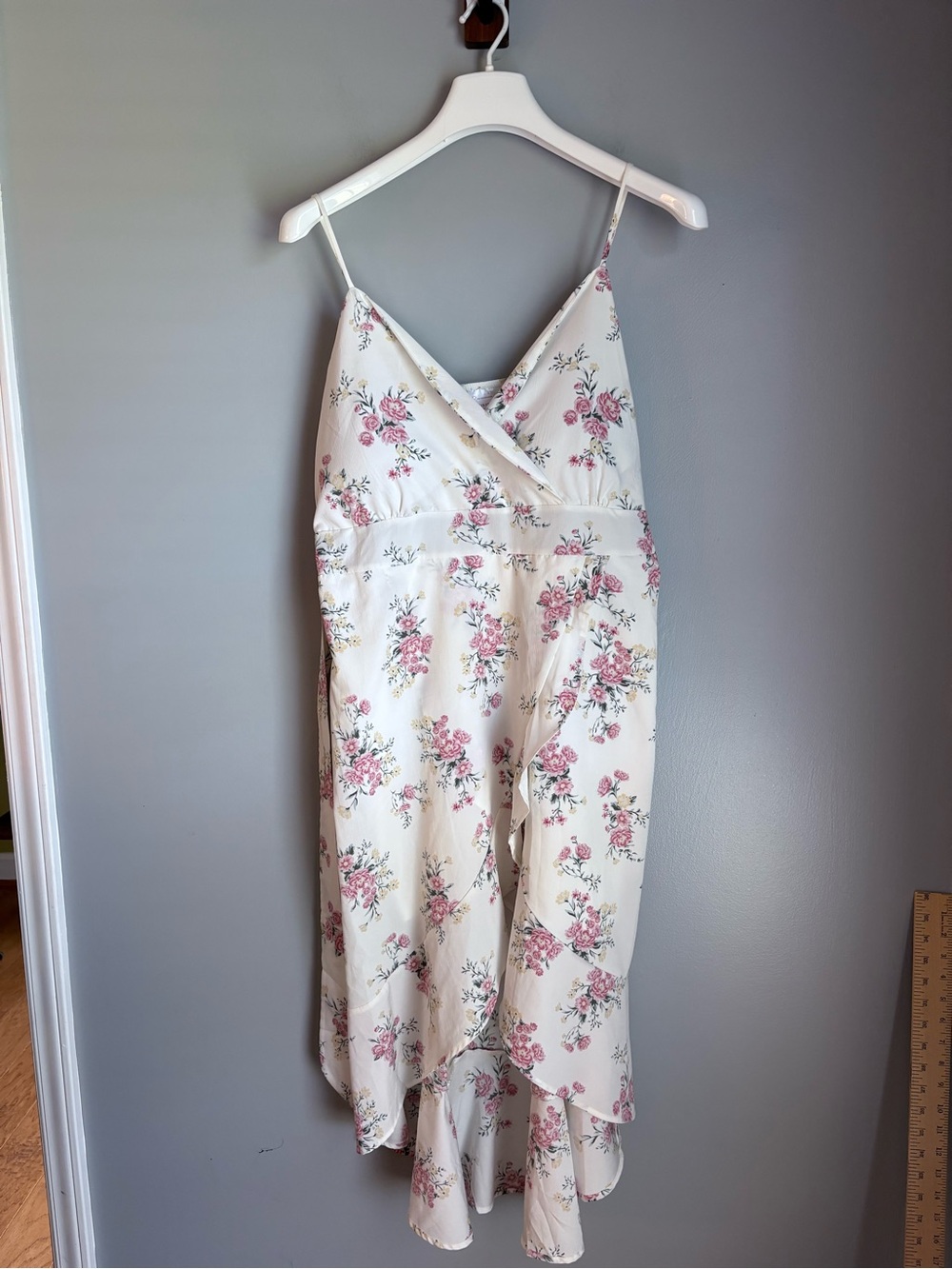 No Boundaries Floral Hi-Low Cami Dress XL Cottagecore Coquette Y2K Style